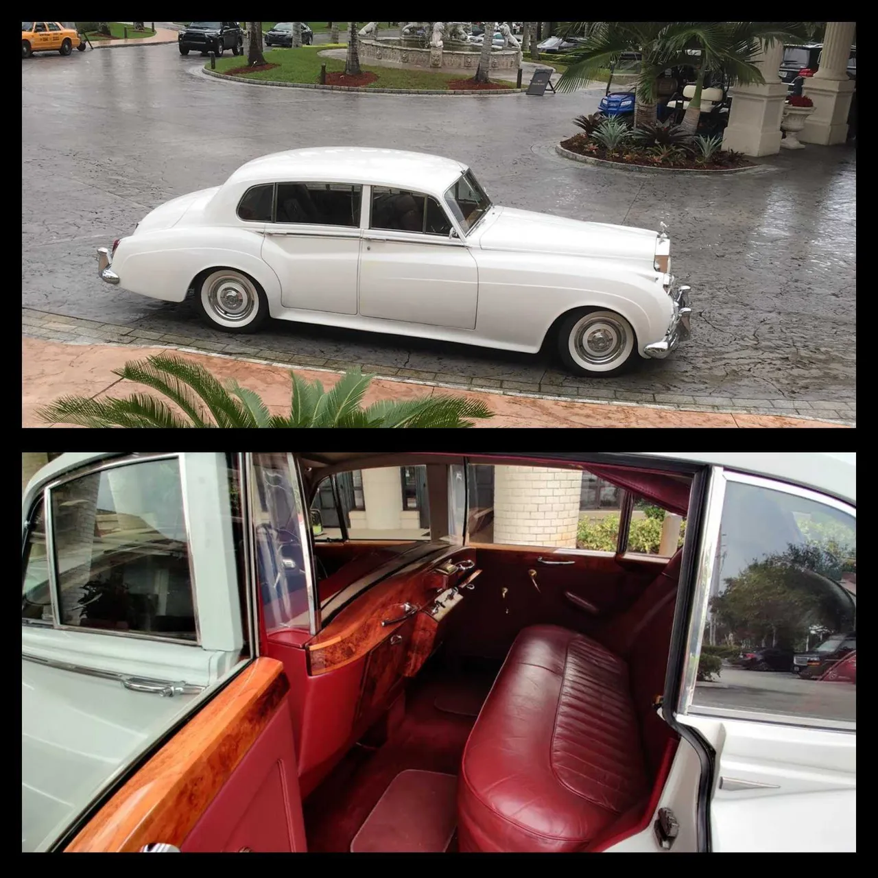 1961 Rolls Royce Silver Cloud Whit for wedding car rental 1961 Rolls Royce Silver Cloud Whit for wedding car rental