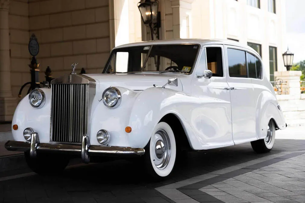 1962 Rolls Royce Austin Princess Stretch Limousine exterior for limo rental