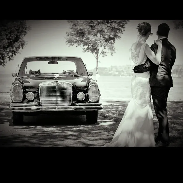 1972 Mercedes-Benz 300SEL for wedding car rental