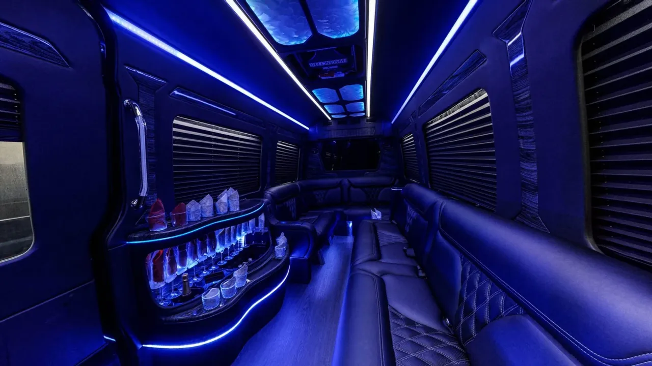 2020 Mercedes-Benz Sprinter Limousine for party bus rental