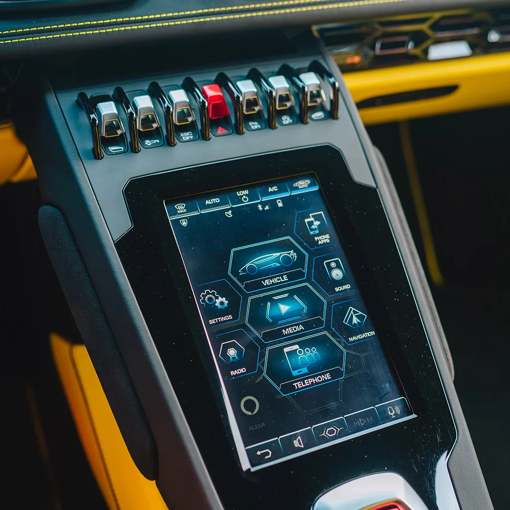 Gold 2022 Lamborghini Huracan EVO Giallo Orion, photo 5 for sports car rental