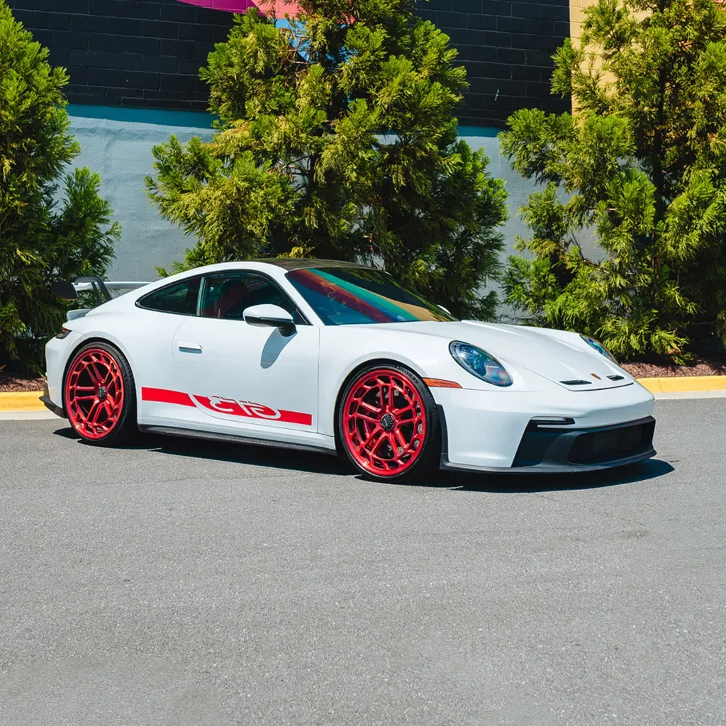 Gray 2022 Porsche 911 GT3 (1 of 15 in the USA), photo 2 for sports car rental