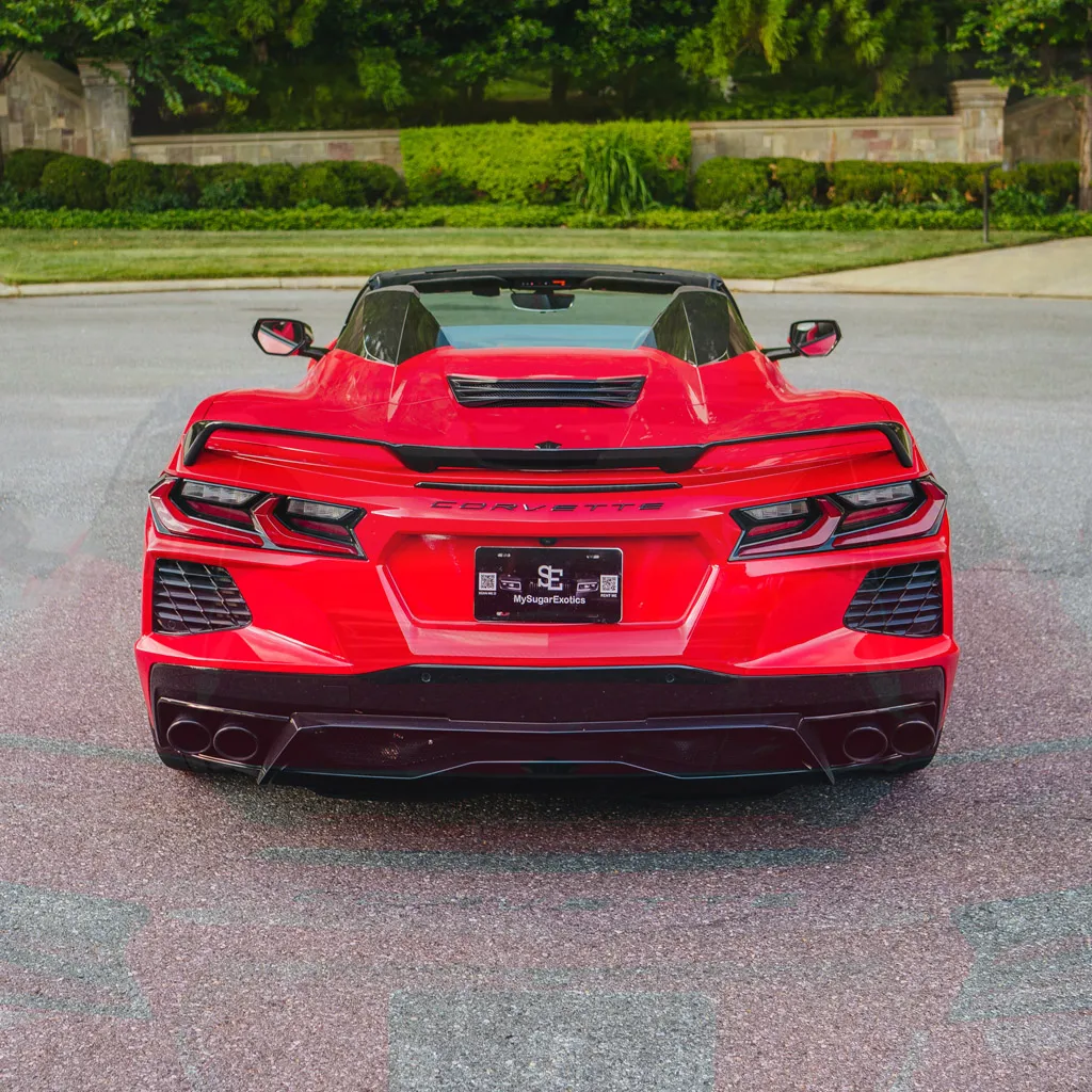 Red 2023 Corvette C8 Roadster 3LT (Automatic Convertible), photo 7 for sports car rental