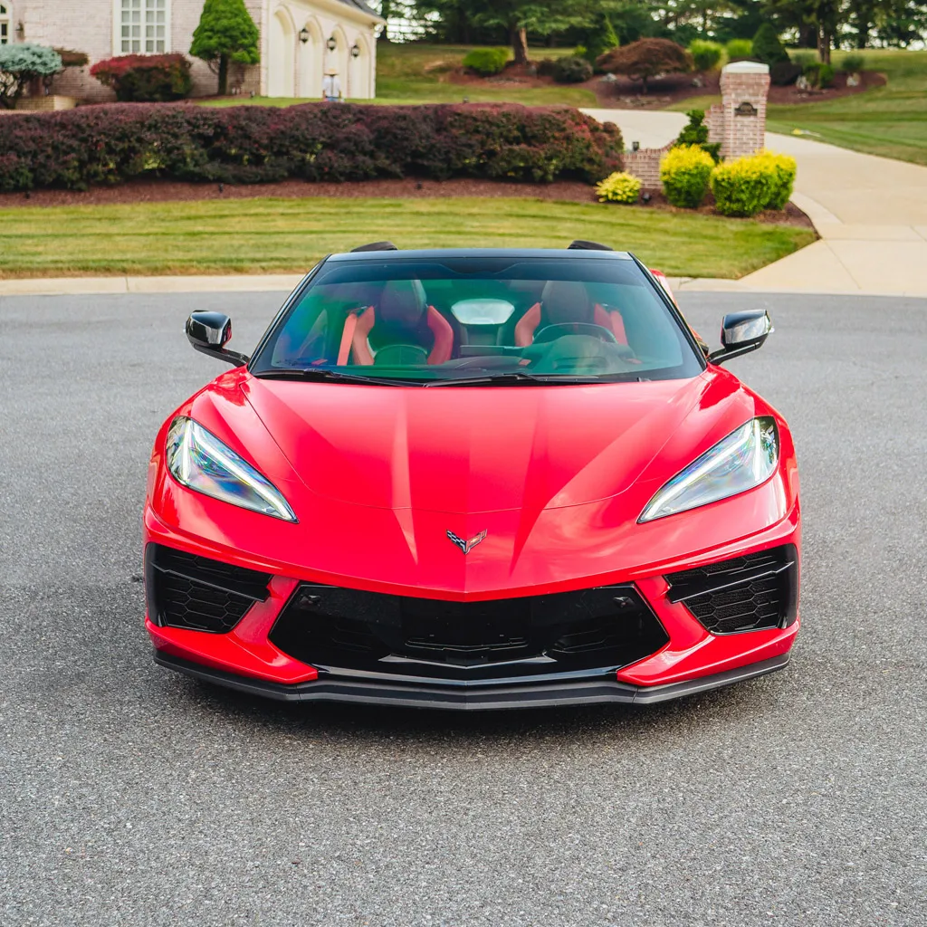 Red 2023 Corvette C8 Roadster 3LT (Automatic Convertible), photo 8 for sports car rental