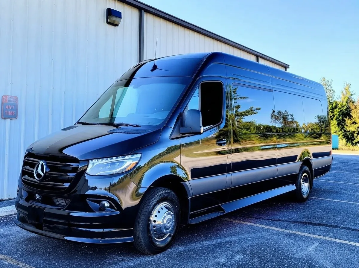 2025 Mercedes-Benz Sprinter Limousine (Sebastian), black – for rent