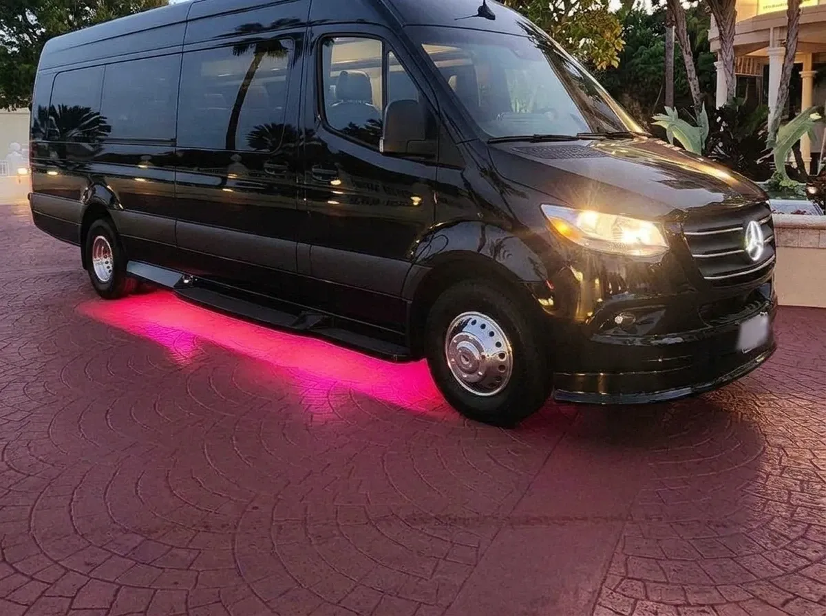 2026 Mercedes-Benz Sprinter Limousine (Sylvester) 2026 Mercedes-Benz Sprinter Limousine (Sylvester), black – for rent