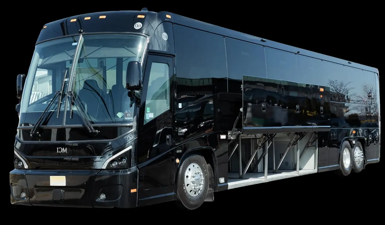 56 Passenger Motor Coach with Bathroom 56 Passenger Motor Coach with Bathroom for charter bus rental