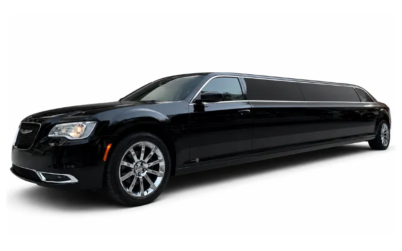 C300 Limousine White C300 Limousine for limo rental