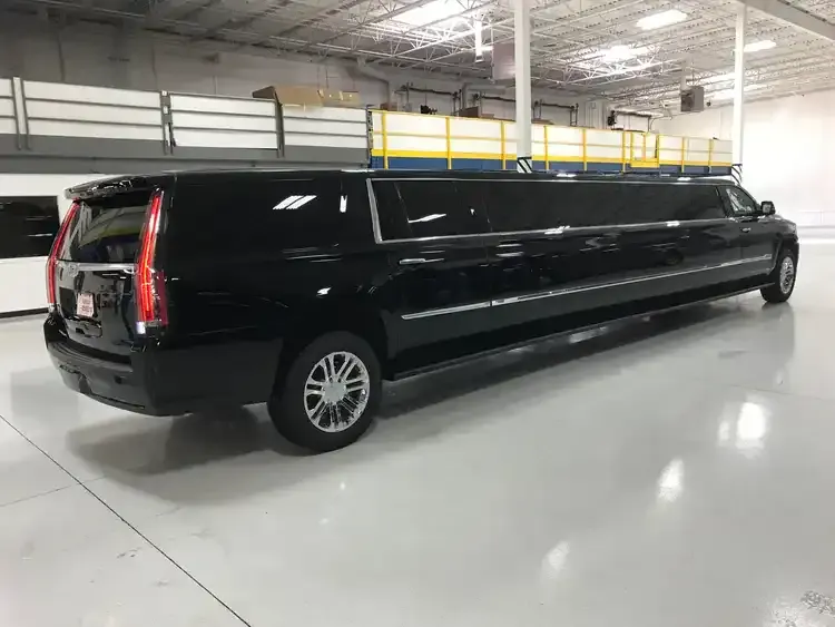 Black Cadillac Escalade Stretch Limousine in Saint Paul, MN Black Cadillac Escalade Stretch Limousine for limo rental