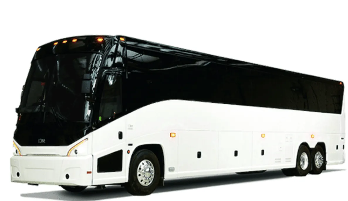 56 Passenger Charter Bus 56 Passenger Charter Bus, white – for rent