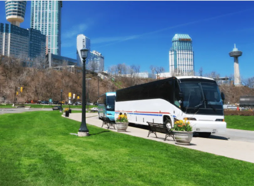 55 Passenger Charter Bus White 55 Passenger Charter Bus for charter bus rental