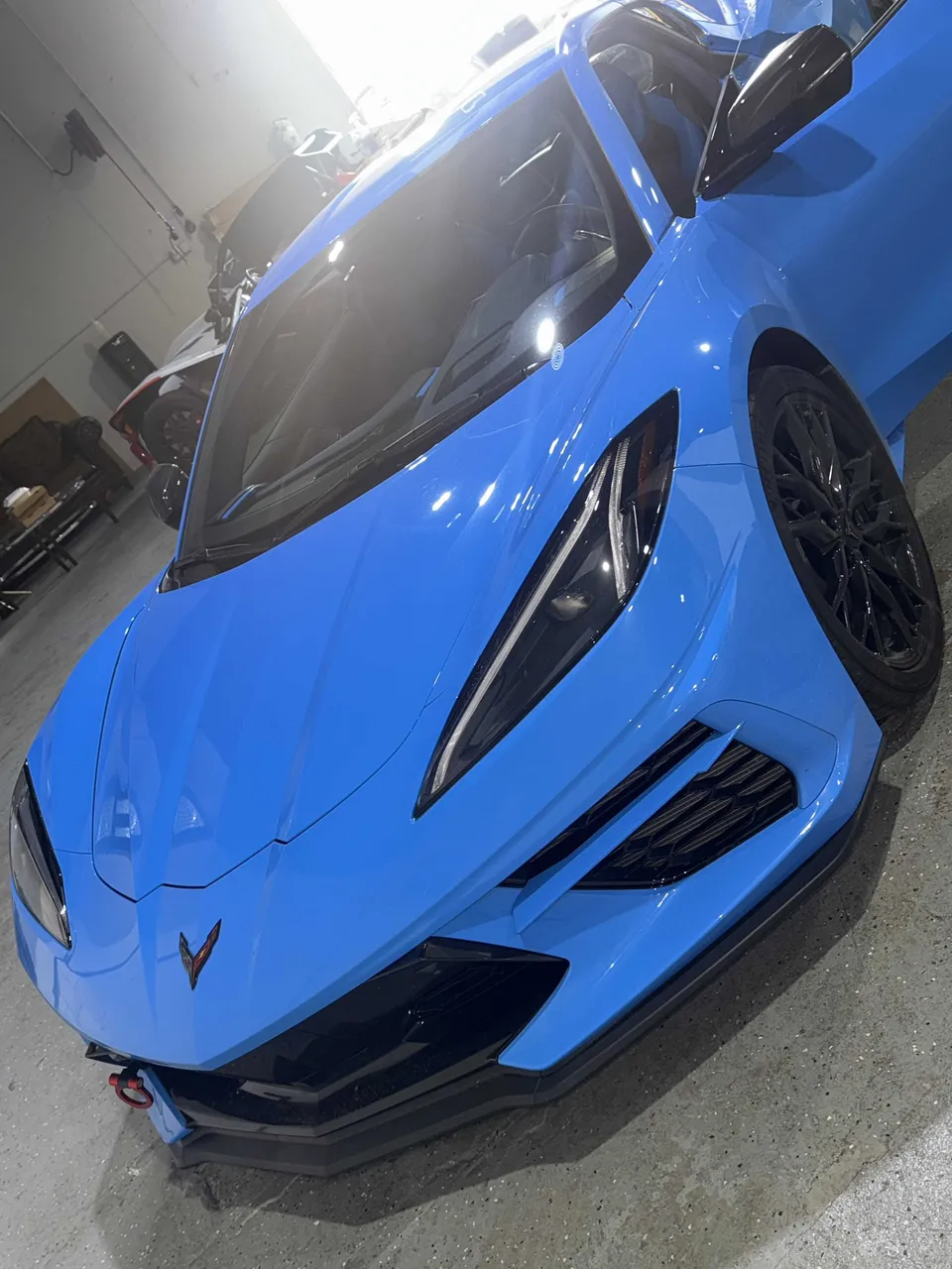 Blue Corvette exterior, photo 3 for sports car rental
