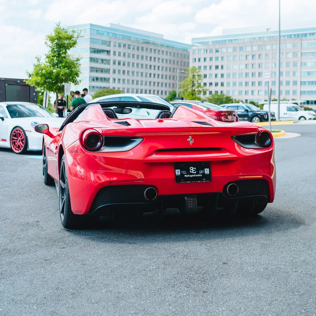 Ferrari 488 Spider Rosso Red, photo 12 for sports car rental