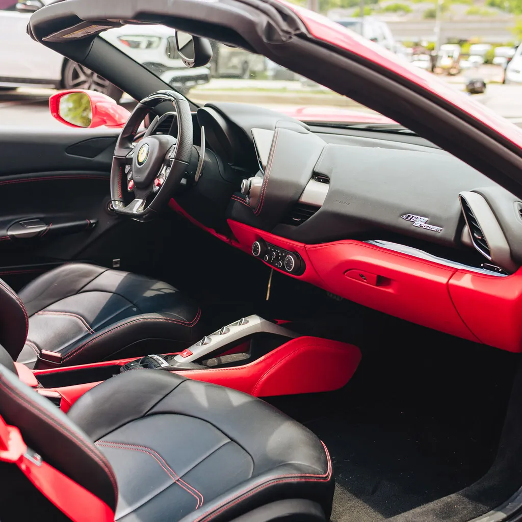 Ferrari 488 Spider Rosso Red, photo 3 for sports car rental