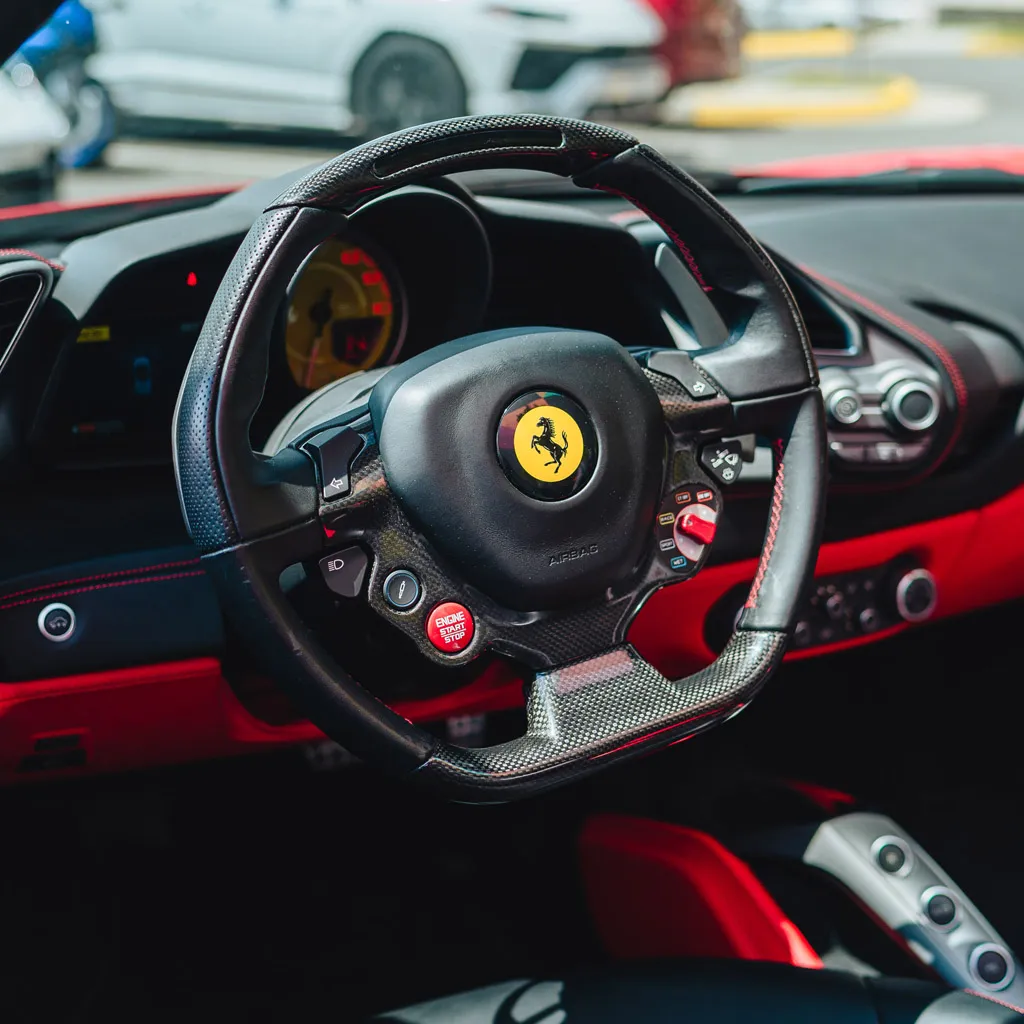 Ferrari 488 Spider Rosso Red, photo 4 for sports car rental