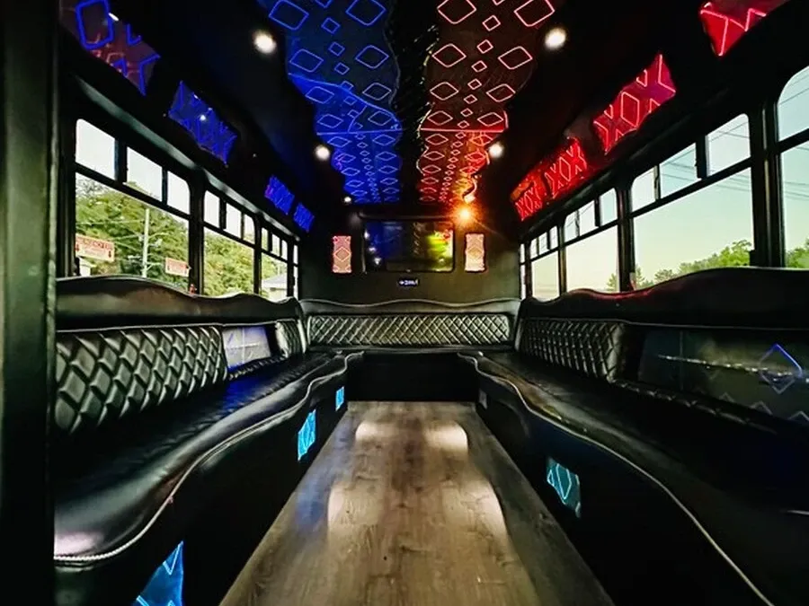 Ford E-450 Series Party Bus, white (9)