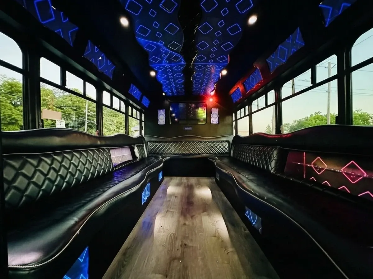 Ford E-450 Series Party Bus, white (6)