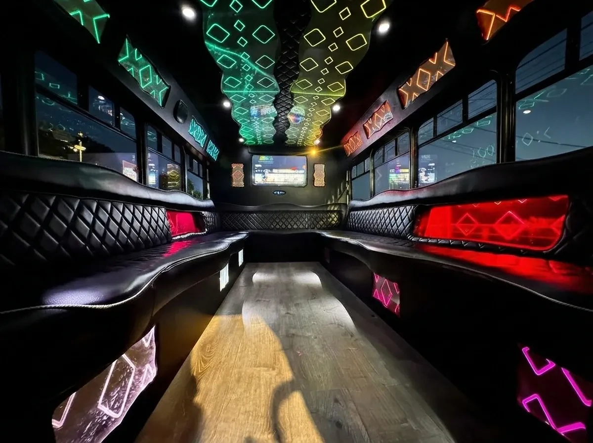 Ford E-450 Series Party Bus, white (7)