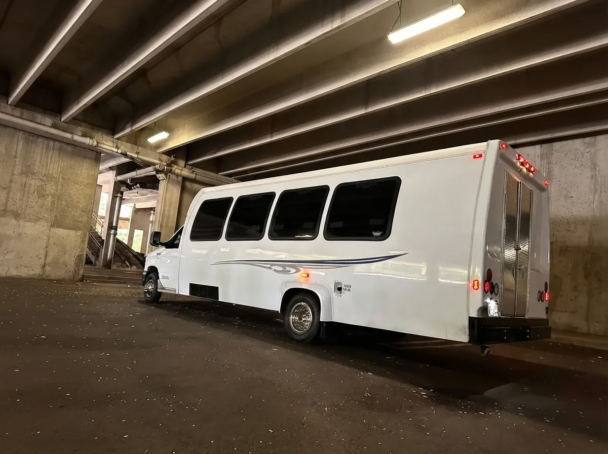 Ford E-450 Series Party Bus, white (5)