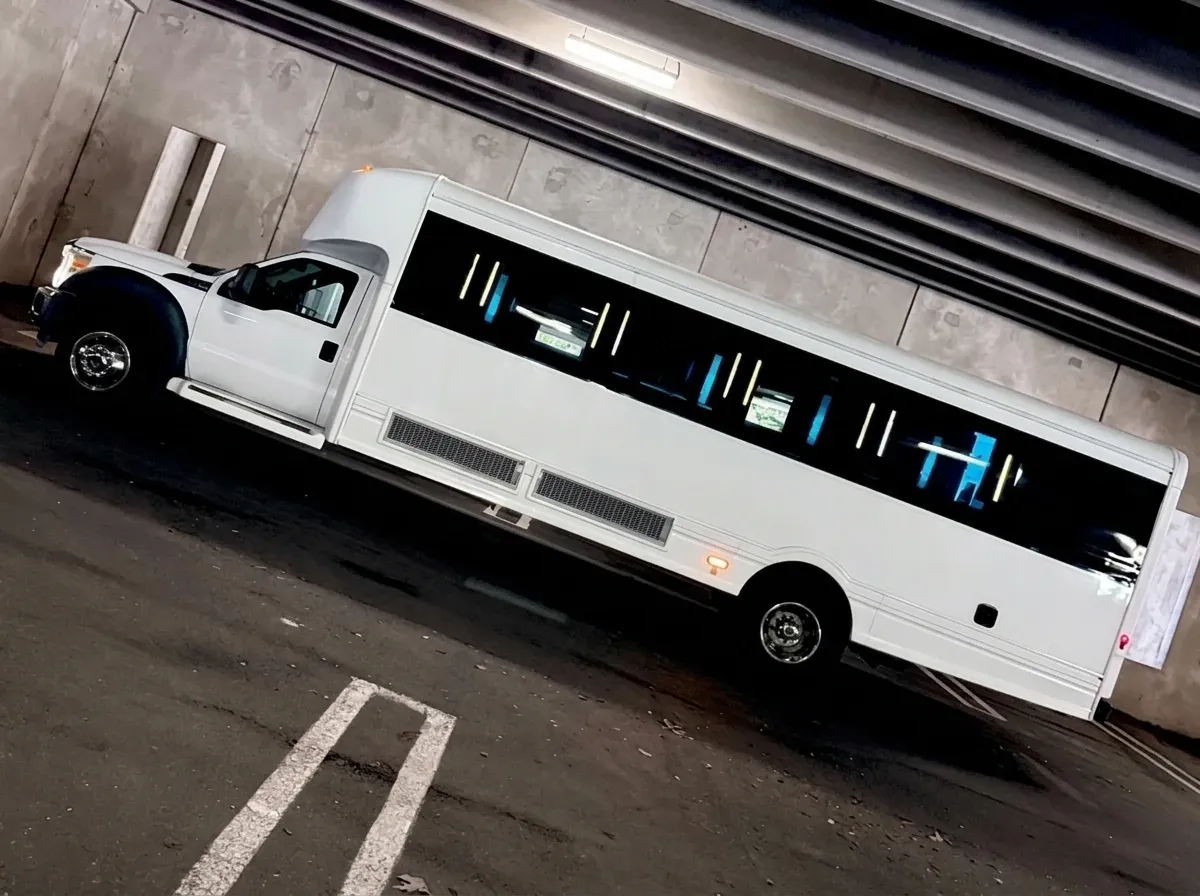 Ford F-550 Party Bus, white (5)