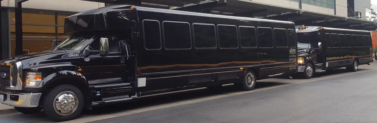 Black Ford F650 Executive VIP Shuttle Bus (44 Passenger), photo 4 for charter bus rental