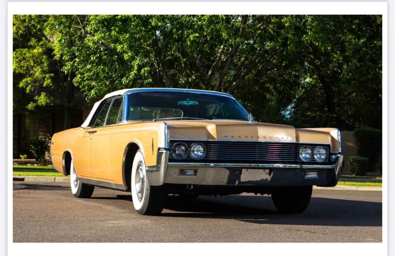 Gold Goldie -- The 66 Continental, photo 4 for wedding car rental