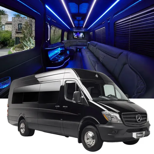 Grech Mercedes-Benz Sprinter Limousine Grech Mercedes-Benz Sprinter Limousine – for rent