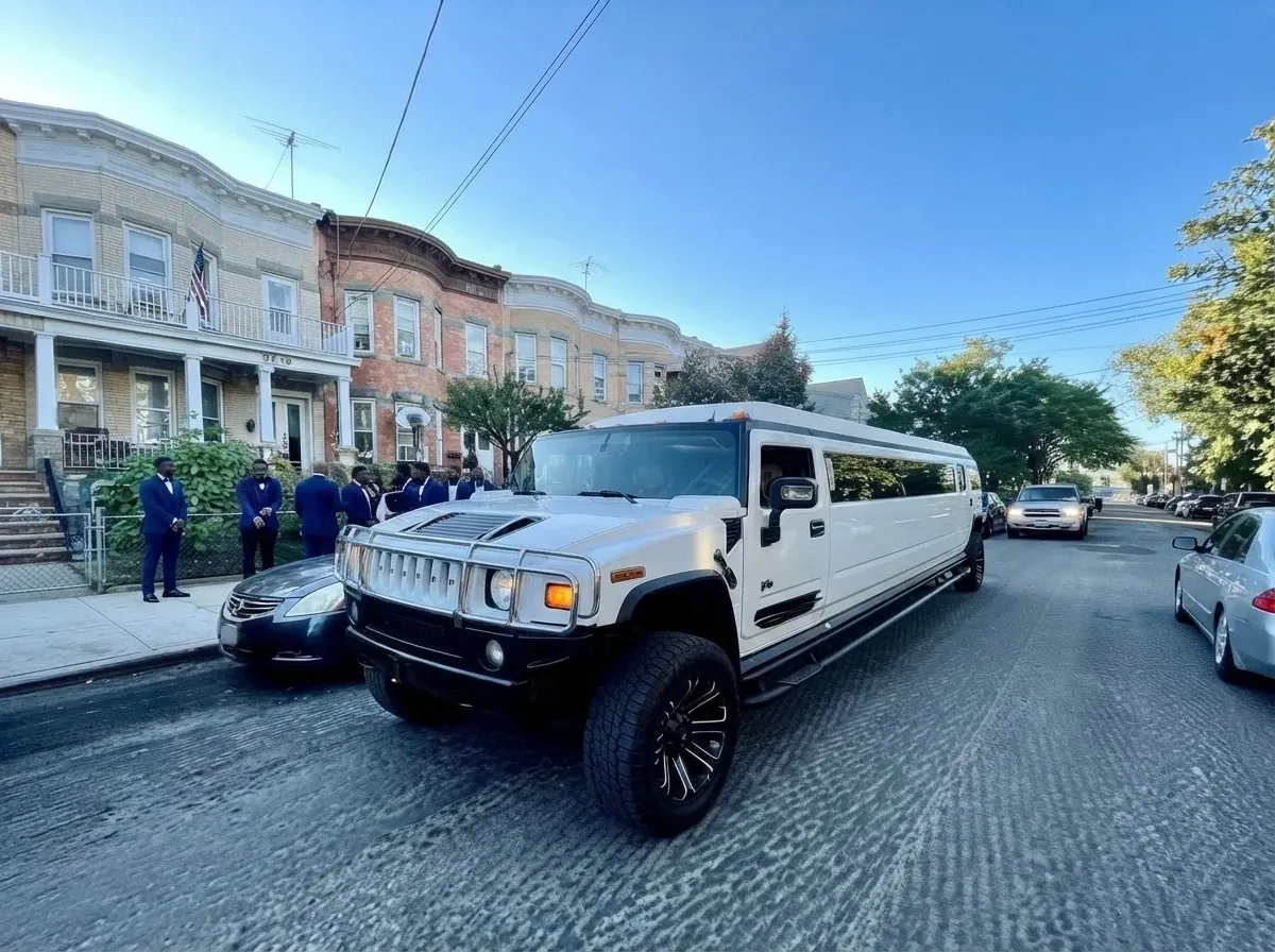 White Hummer Limousine Hummer Limousine, white – for rent
