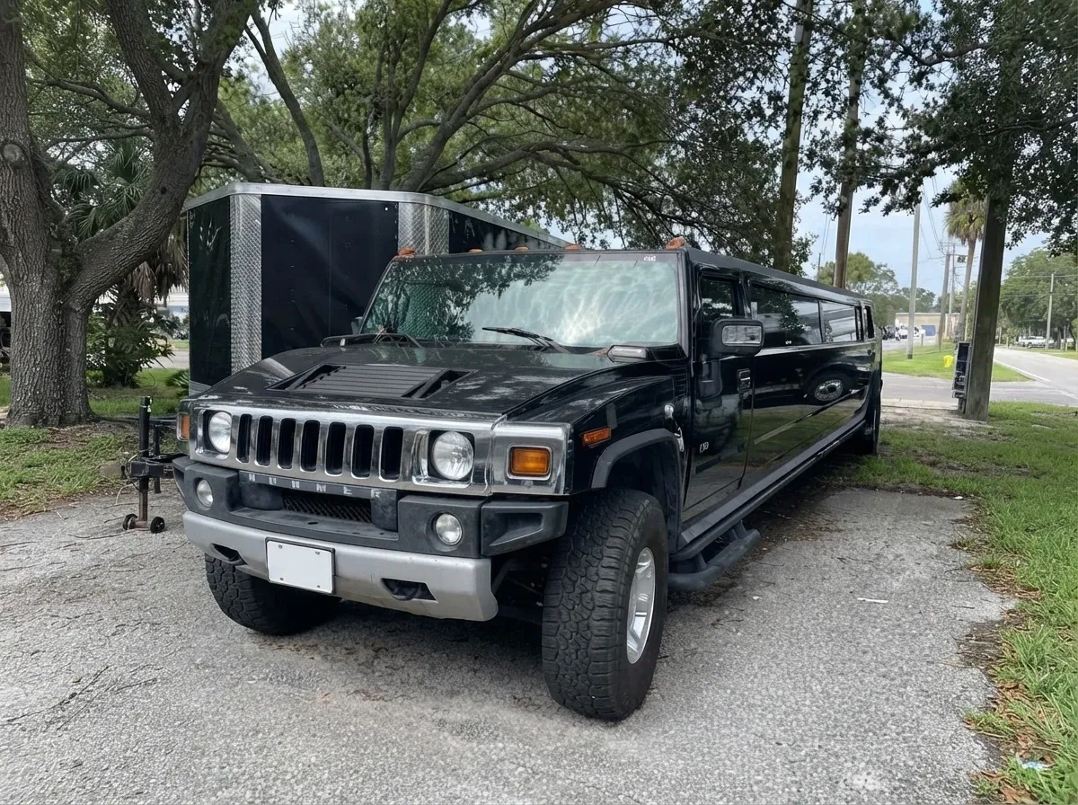 Hummer Limousine, black (7)