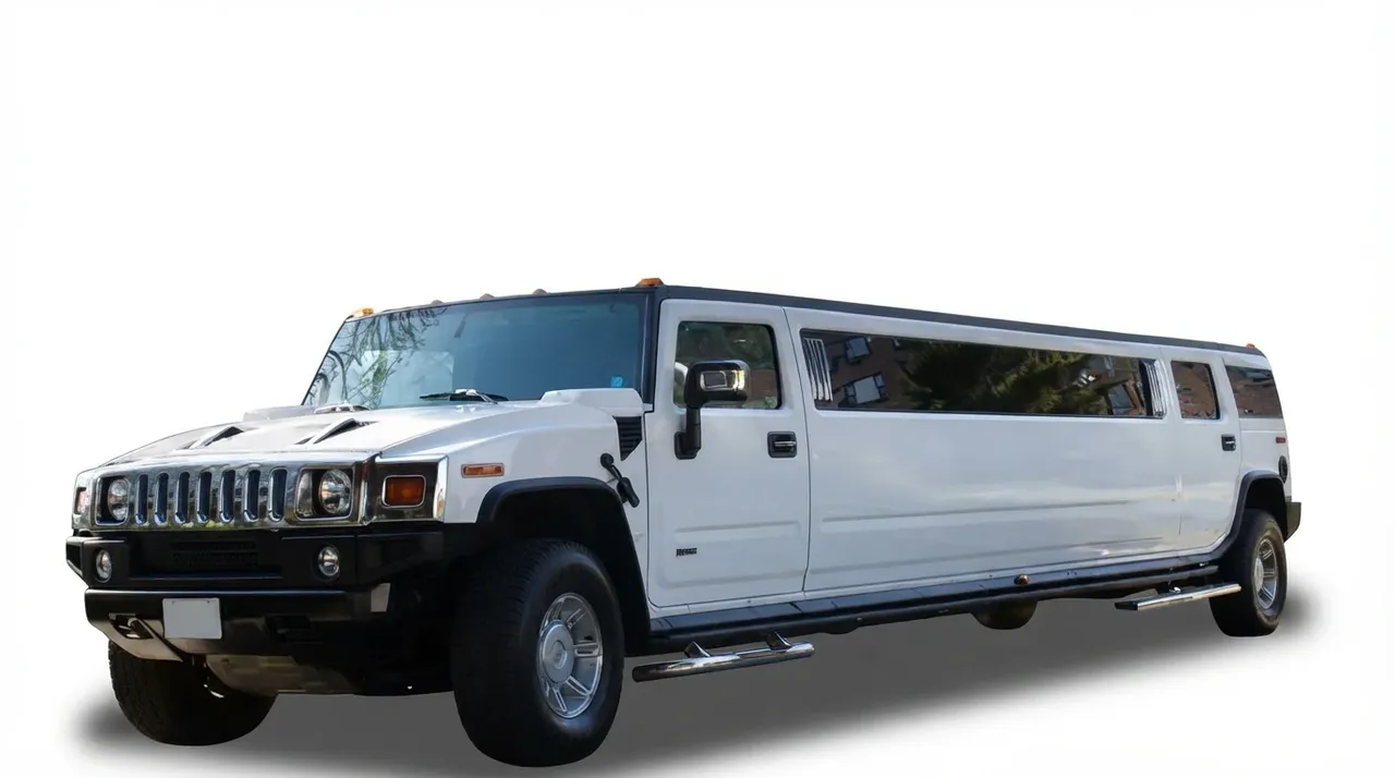 White Hummer Limousine Hummer Limousine, white – for rent