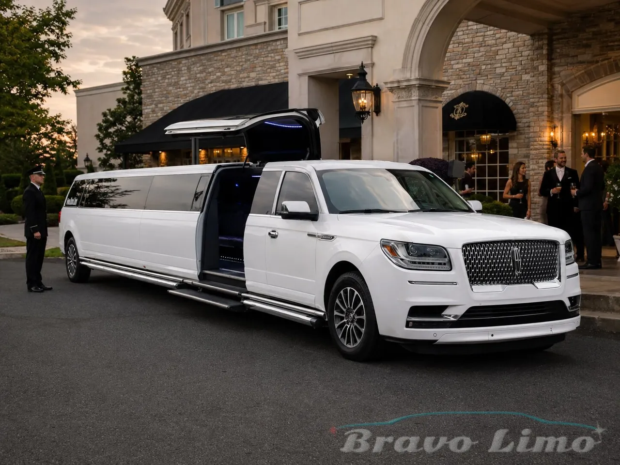 Jet Door Lincoln Navigator Limousine — 22 Comfort / 26 Maximum Jet Door Lincoln Navigator Limousine — 22 Comfort / 26 Maximum for limo rental