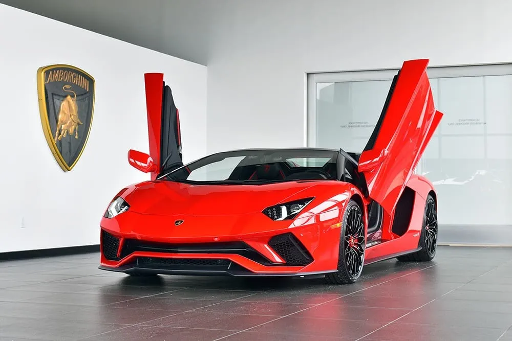 Lamborghini Aventador S, red (3)