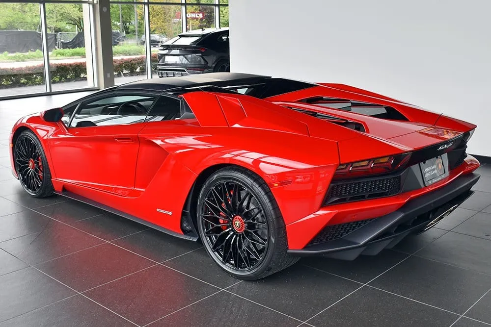 Lamborghini Aventador S, red (8)