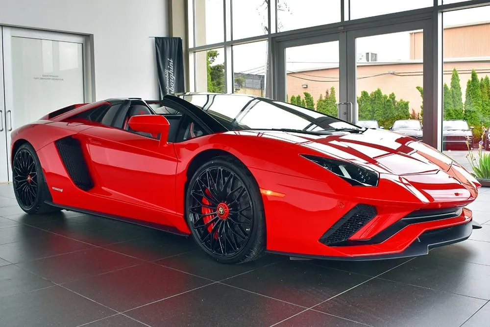 Lamborghini Aventador S, red (5)