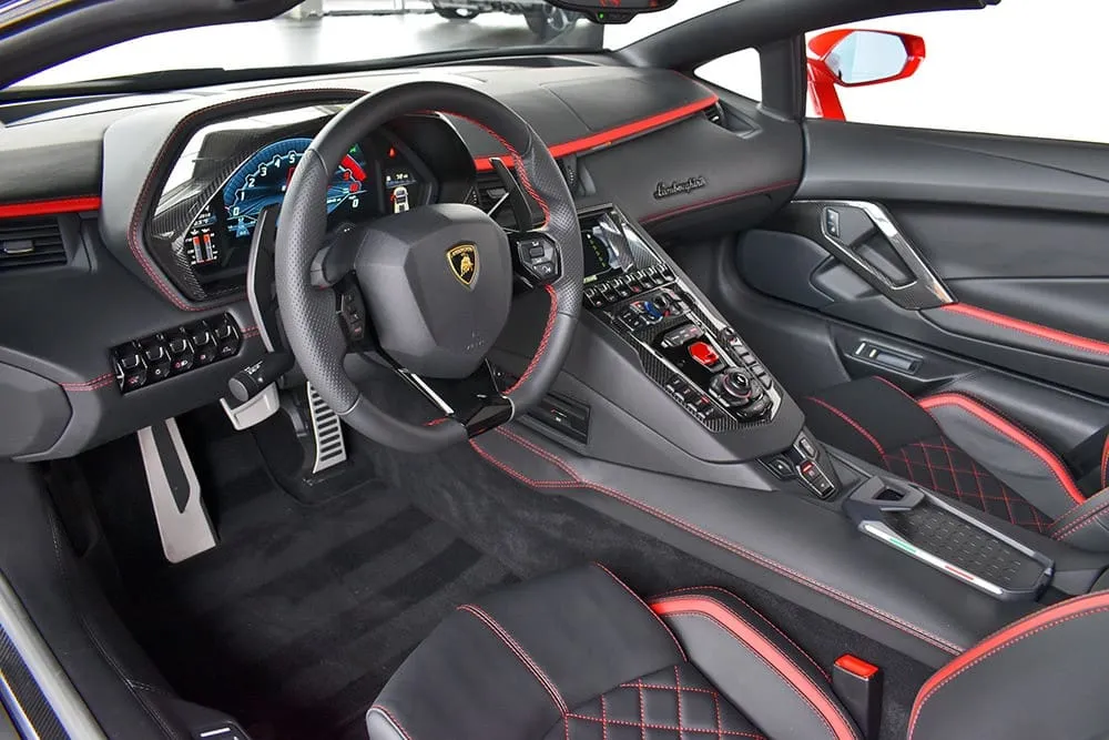 Lamborghini Aventador S, red (4)
