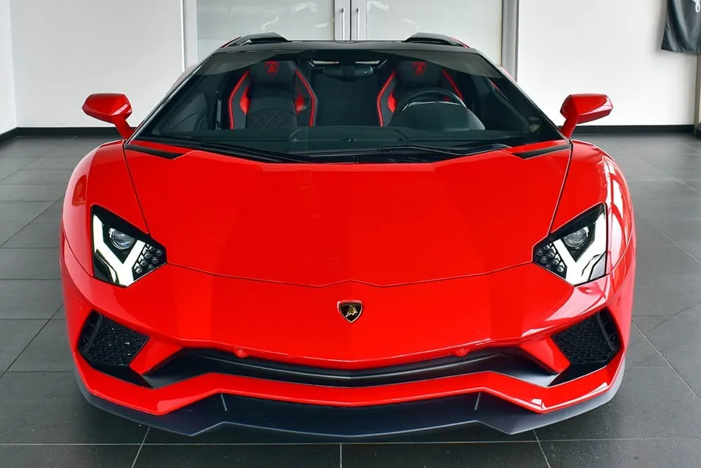 Lamborghini Aventador S, red (2)