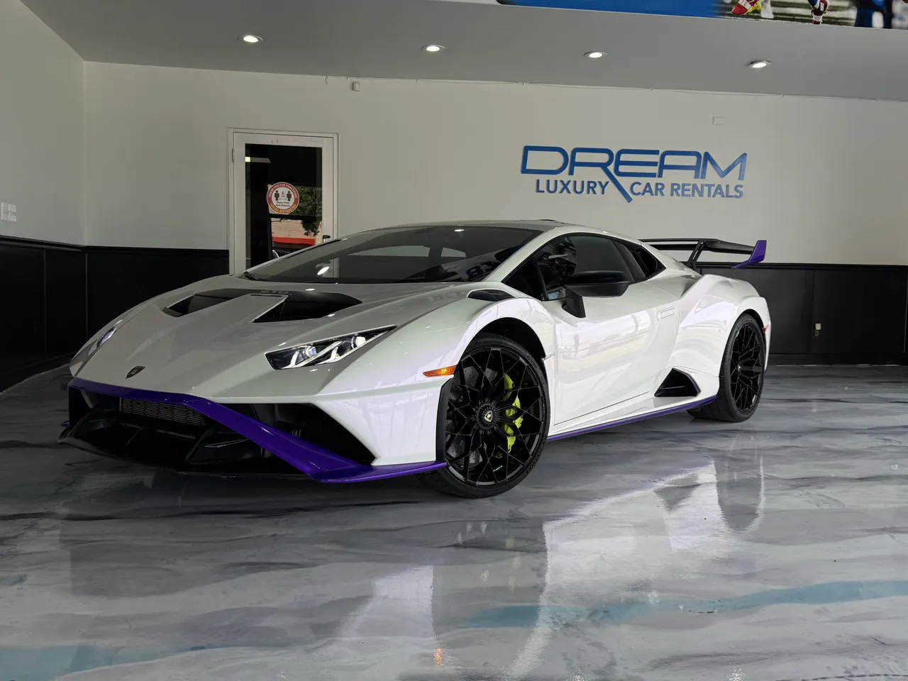 Lamborghini Huracan STO for sports car rental
