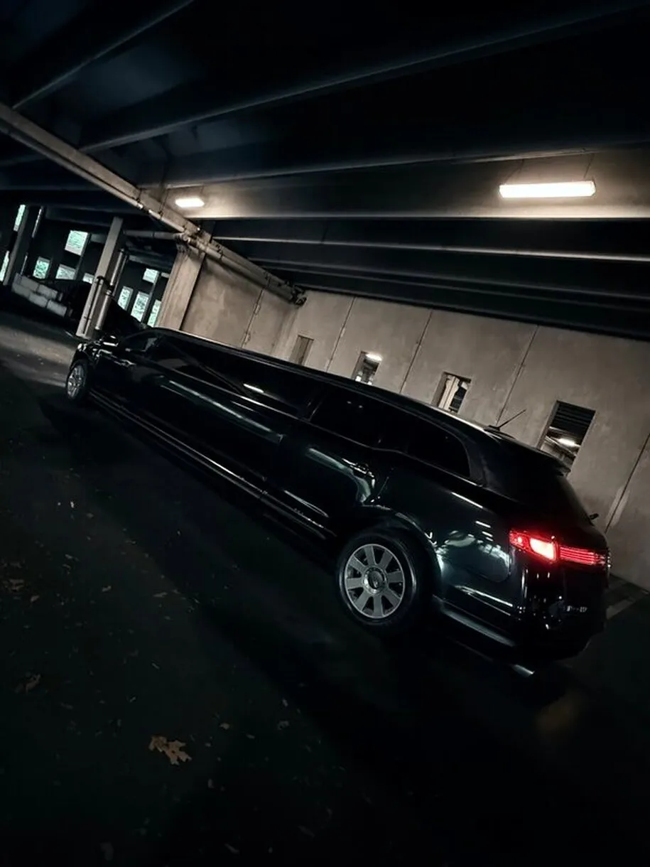 Black Lincoln MKT Limousine exterior, photo 9 for limo rental
