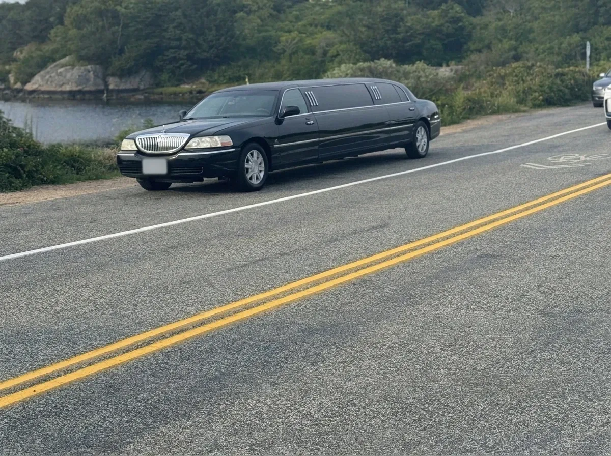 Lincoln Town Car Limousine, black (2)