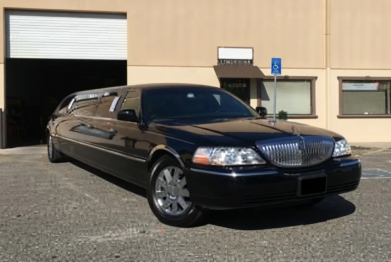 Lincoln Town Car Limousine, black (2)
