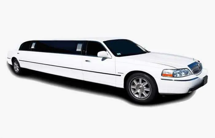 White Lincoln Town Car Limousine Lincoln Town Car Limousine, white – for rent