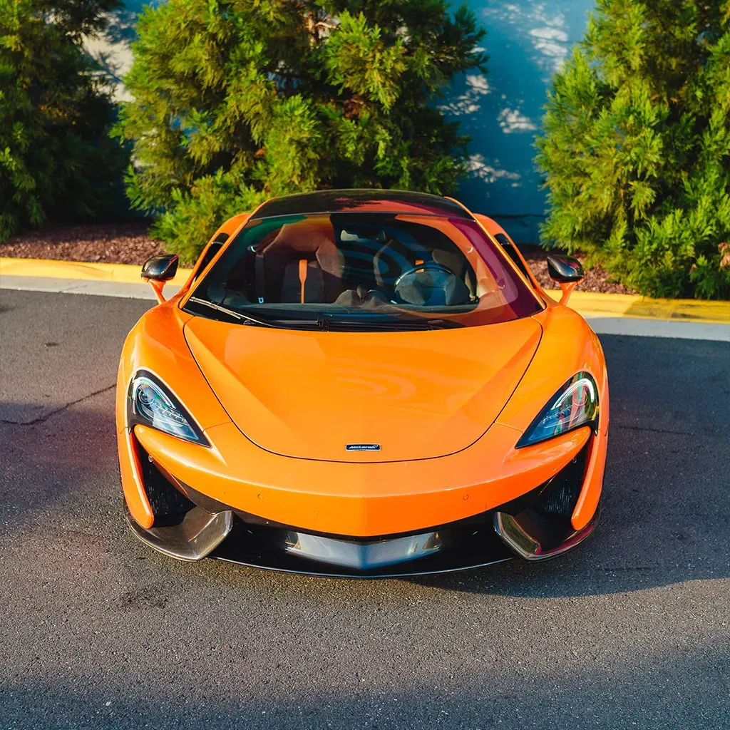 Orange McLaren 570S Ventura, photo 5 for sports car rental
