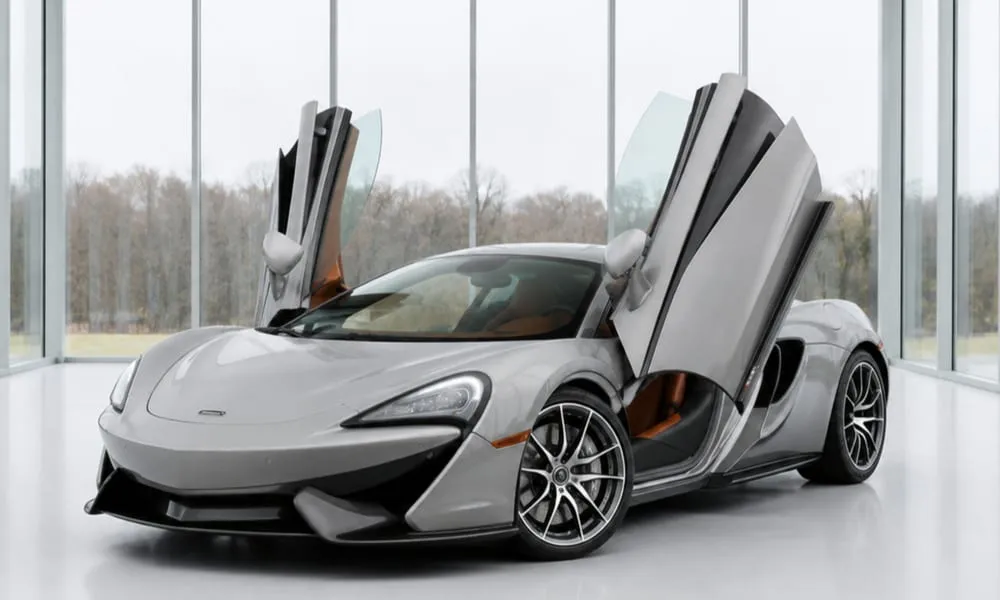 McLaren 570S, silver – for rent