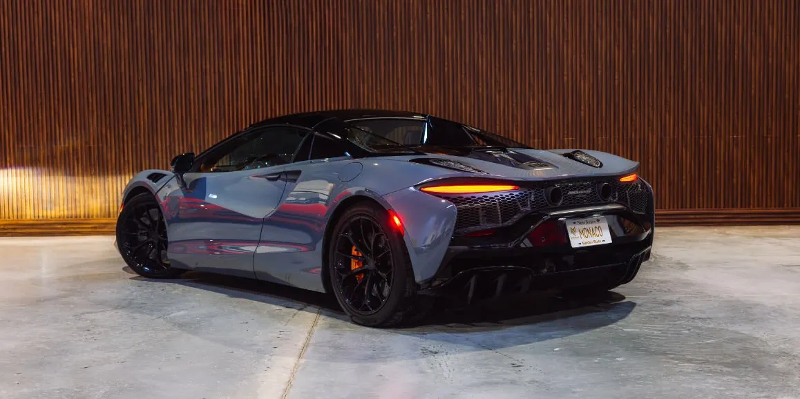 Gray McLaren Artura exterior, photo 4 for sports car rental