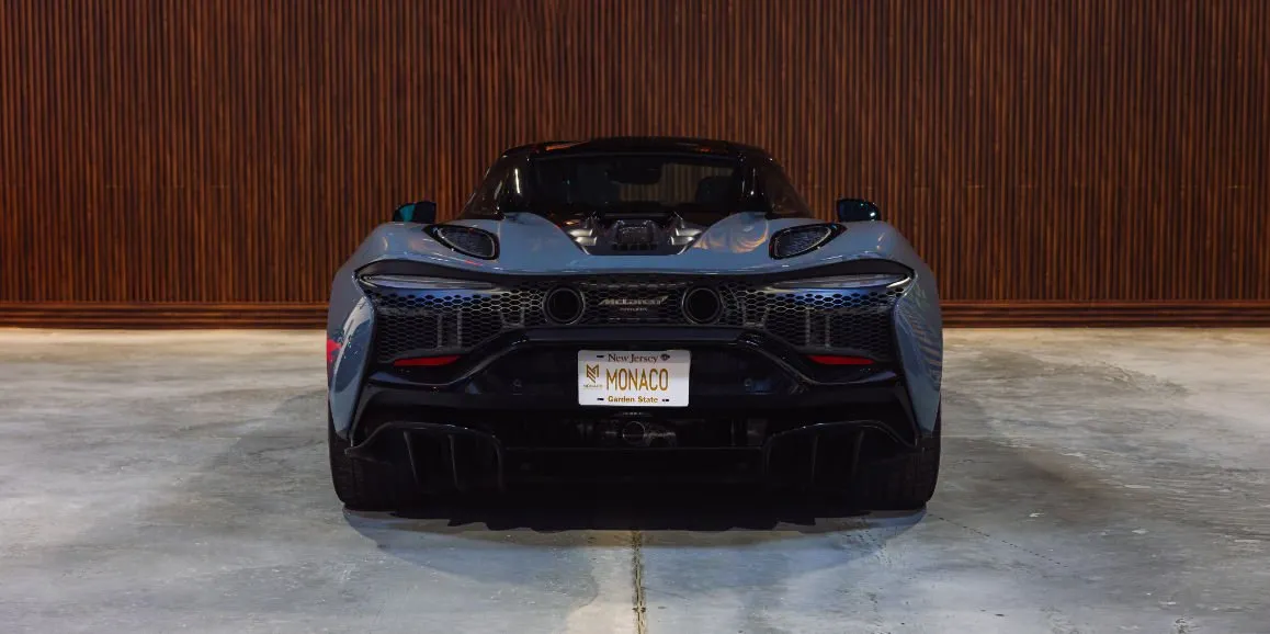 Gray McLaren Artura exterior, photo 5 for sports car rental