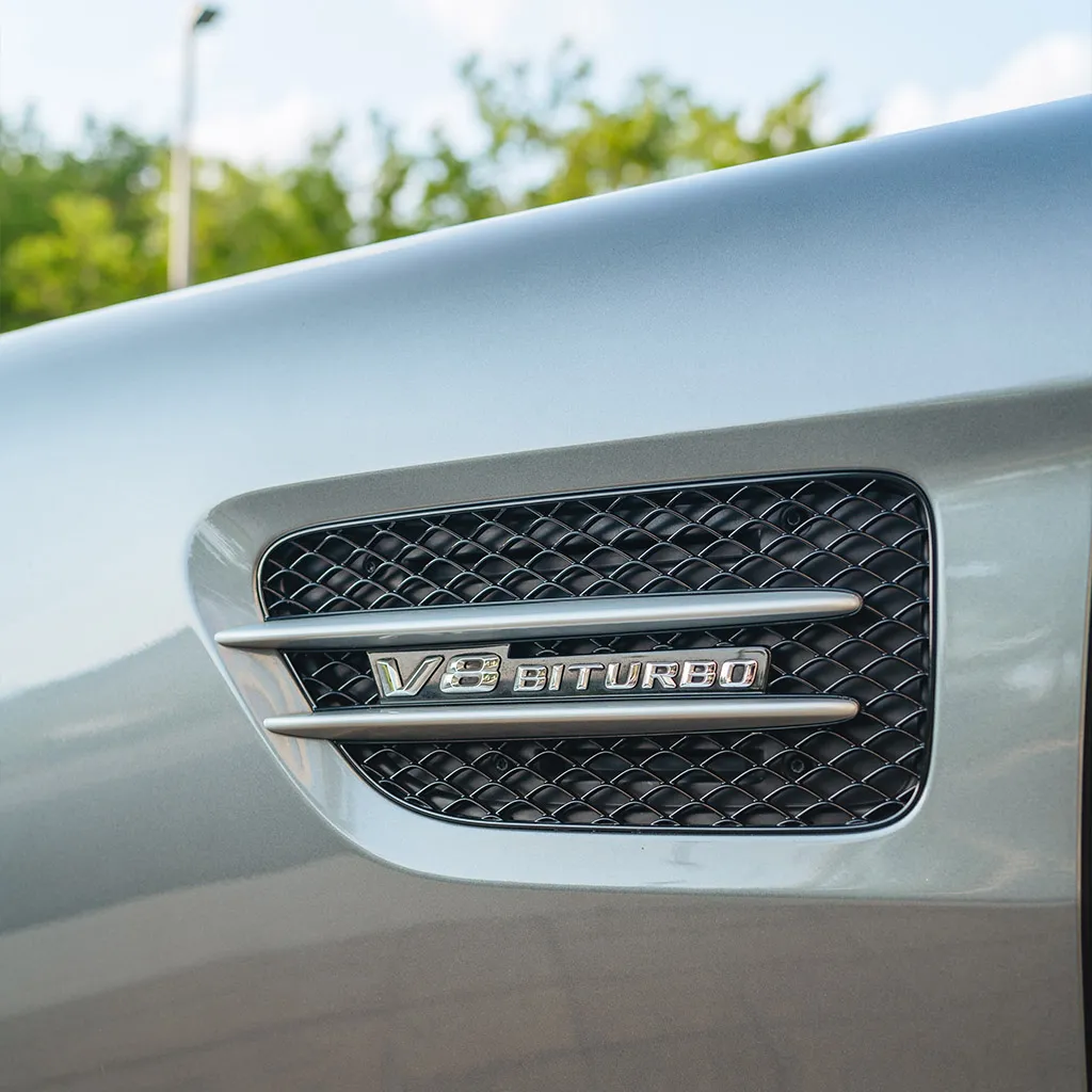 Silver Mercedes-AMG GTS Coupe, photo 12 for sports car rental