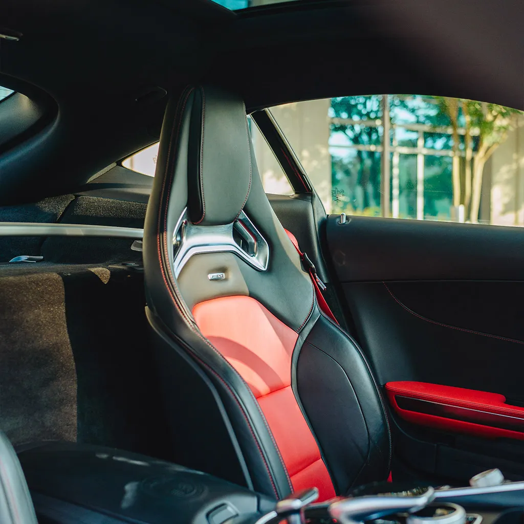 Silver Mercedes-AMG GTS Coupe, photo 2 for sports car rental