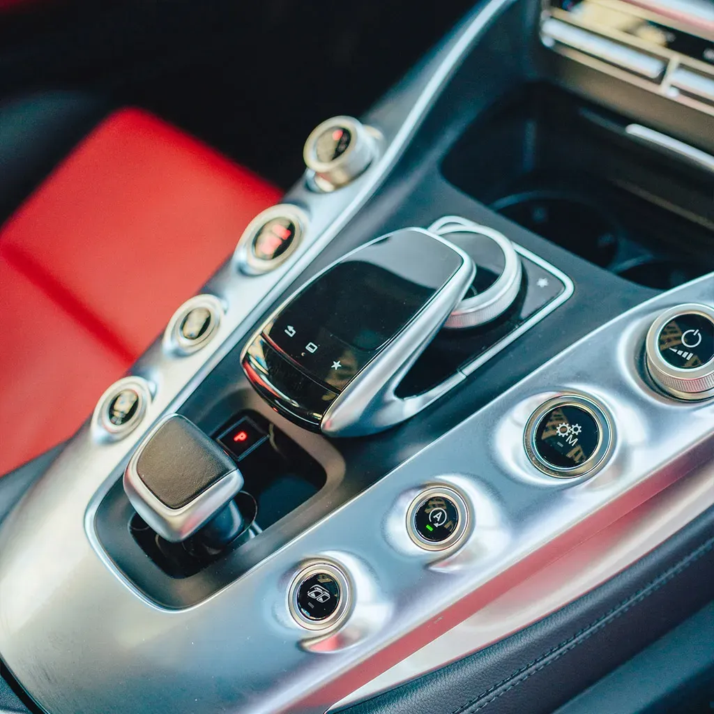 Silver Mercedes-AMG GTS Coupe, photo 7 for sports car rental