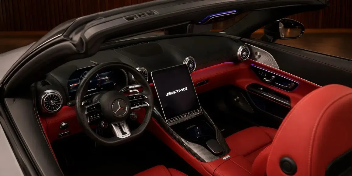 Mercedes-AMG SL 63 interior for sports car rental