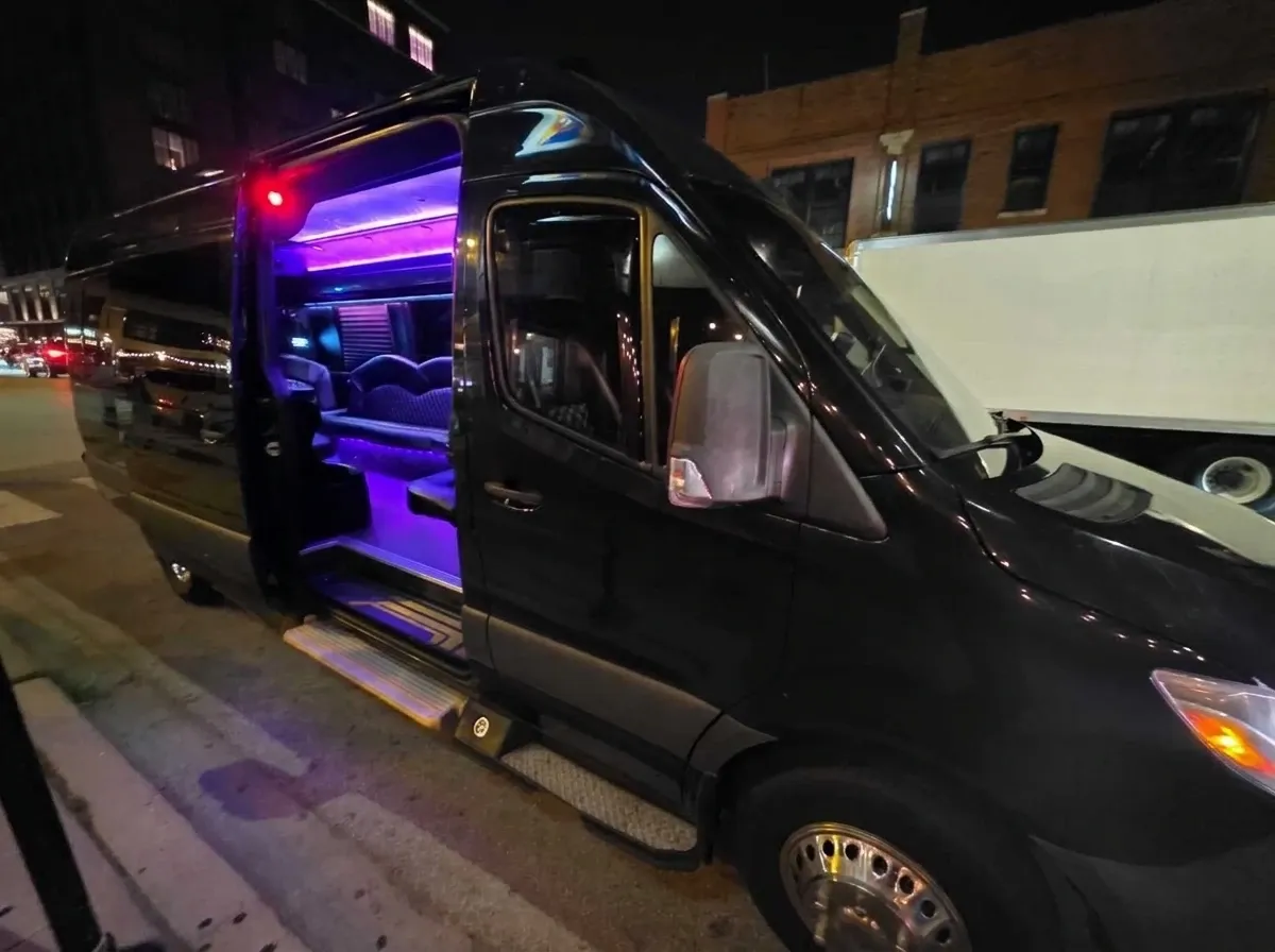 Mercedes-Benz Limousine Sprinter Mercedes-Benz Limousine Sprinter, black – for rent